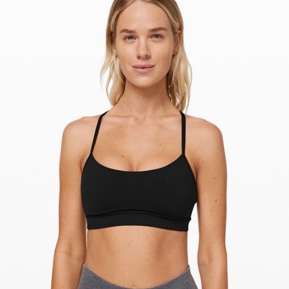 Lululemon flow y bra size 6 black